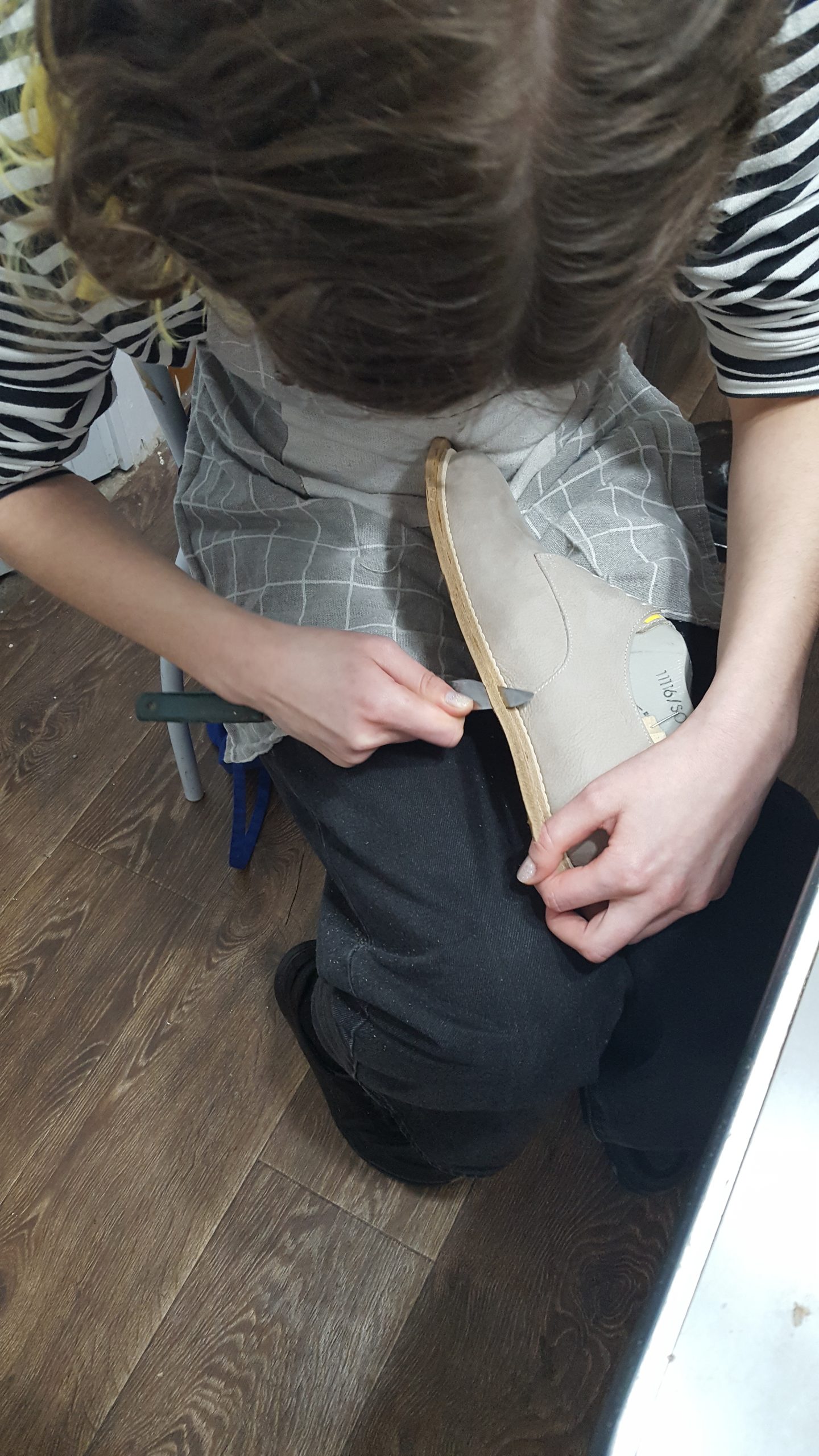Finished bespoke footwear crafted in Belgrade