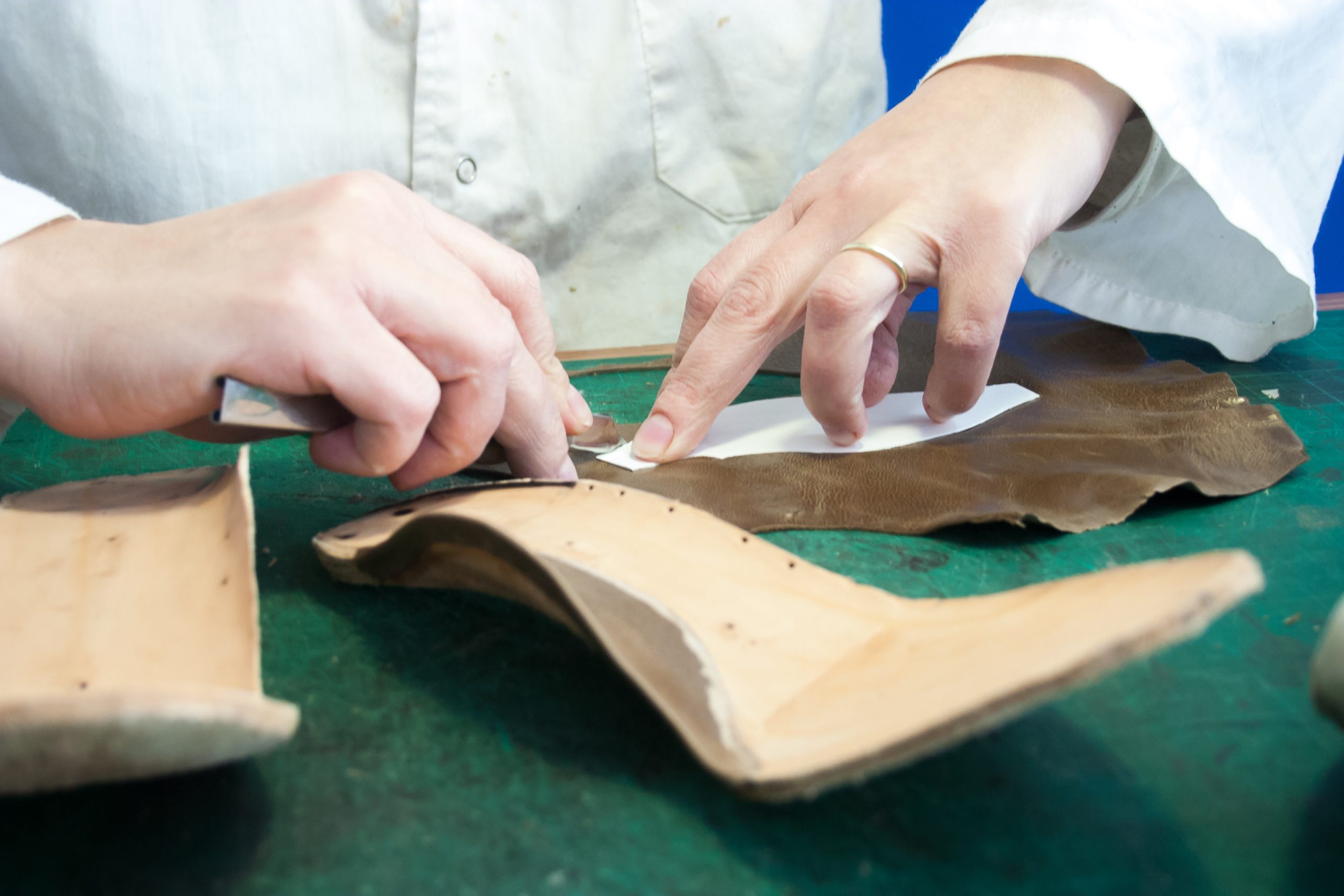Hands-on traditional shoemaking techniques